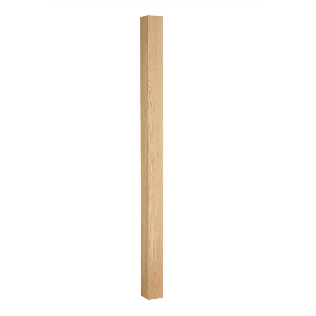 Oak 1500mm x 90mm Newel Post – Stair Refurbishment Post Full or Half ...